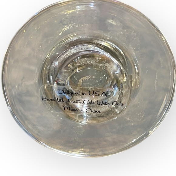 Set of 2 Iridescent Champagne Flute Glasses - Picture 2 of 2